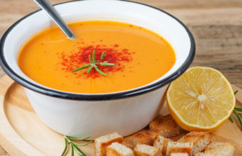 Soupe de légumes au lentille corail