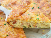 Quiche lorraine sans pâte