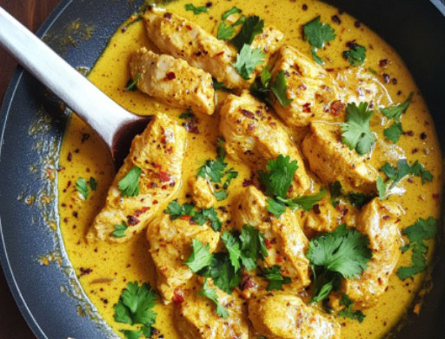 Poulet au Curry Léger